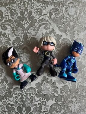 PJ Masks Figure Lot of 3 - Catboy, Romeo, & Luna Girl